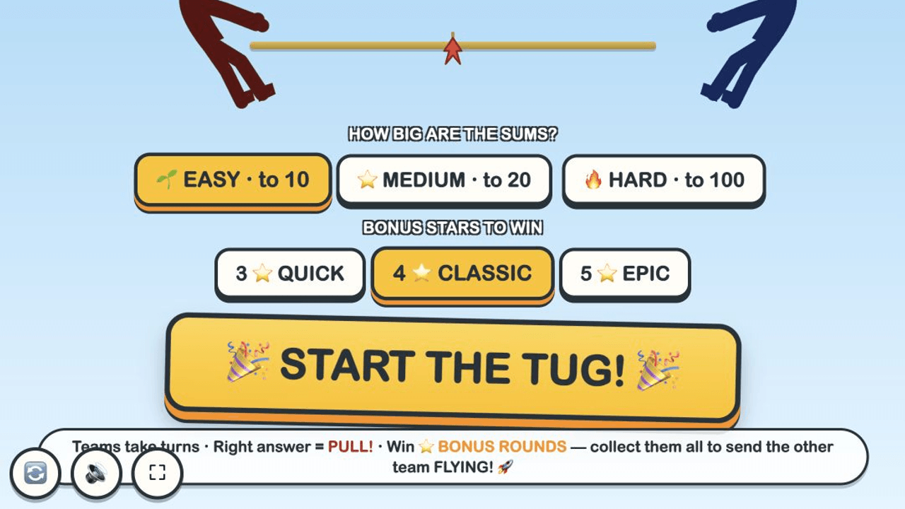 Tug of War Practice game preview