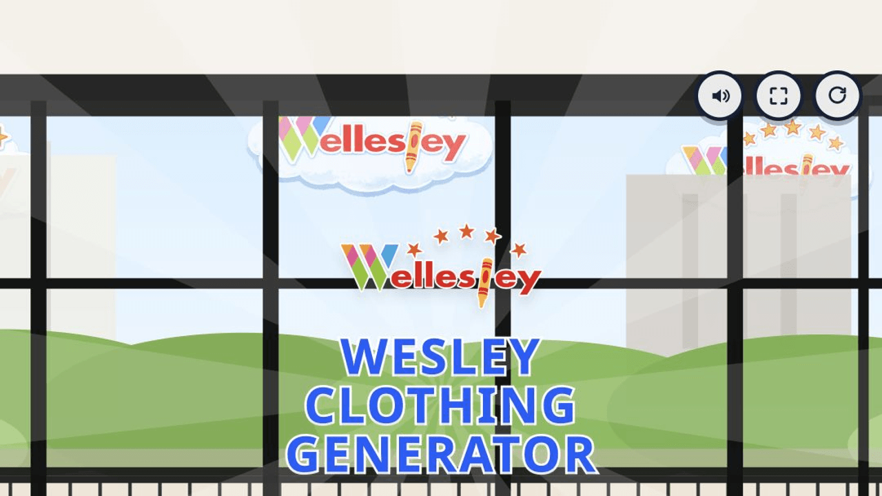 Wellesley Clothes Generator Practice game preview